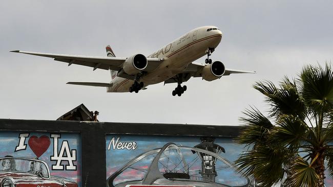 Etihad Airlines is due to resume Melbourne - London flights. Picture; AFP.