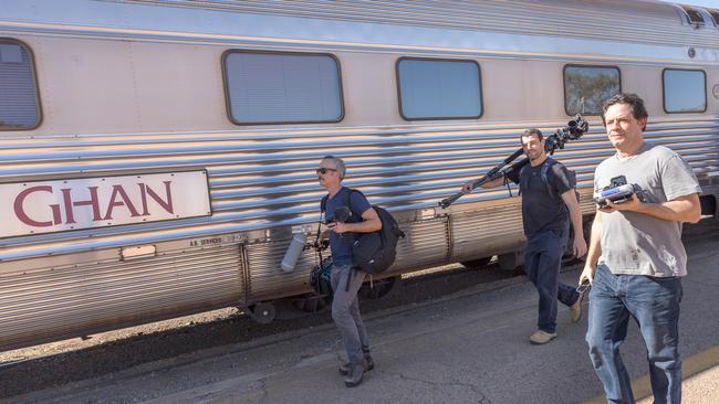 The crew from The Ghan: Australia’s Greatest Train Journey