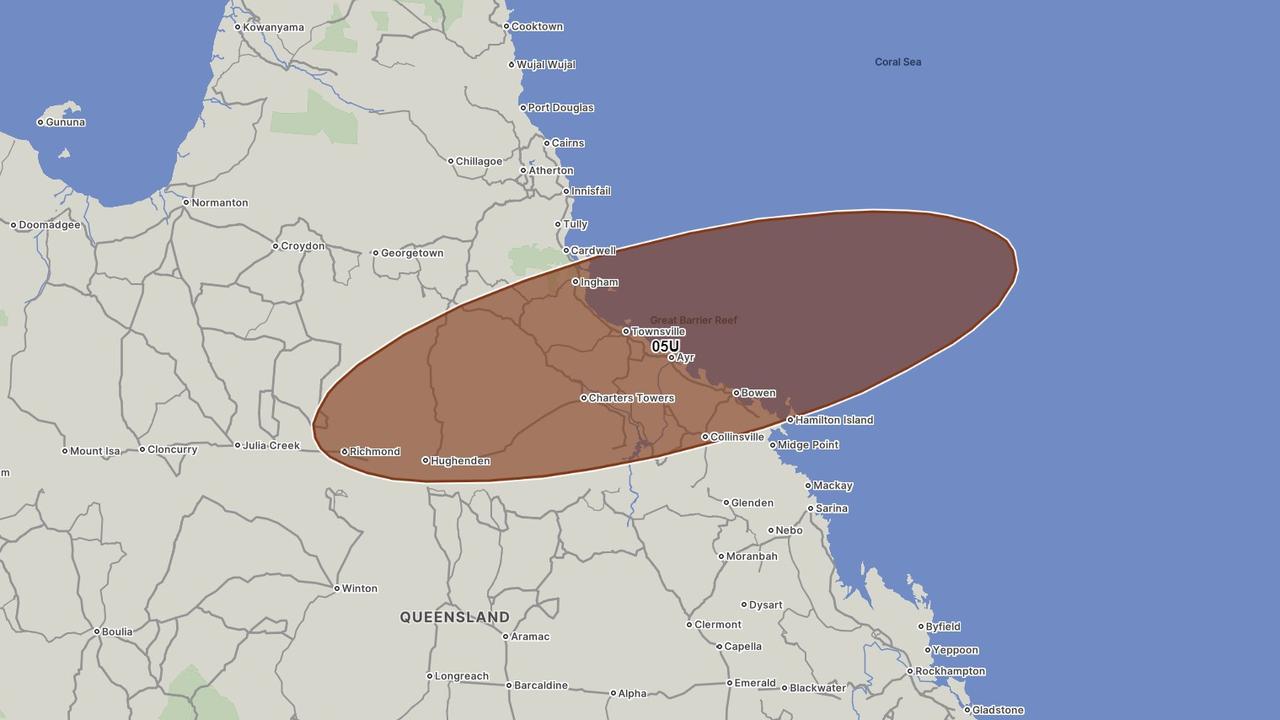 While the system is now inevitable to intensify into a tropical cyclone, it’s likely to not be as severe as a category 3 system. Picture: Supplied / BOM