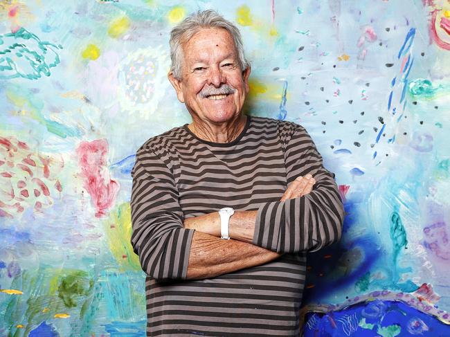 Sydney artist Ken Done provided Bradley White with a reference. Picture: Tim Hunter.