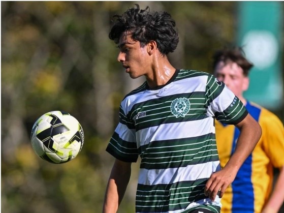 Brisbane Boys' College footballer D'Arcy Satharasinghe.