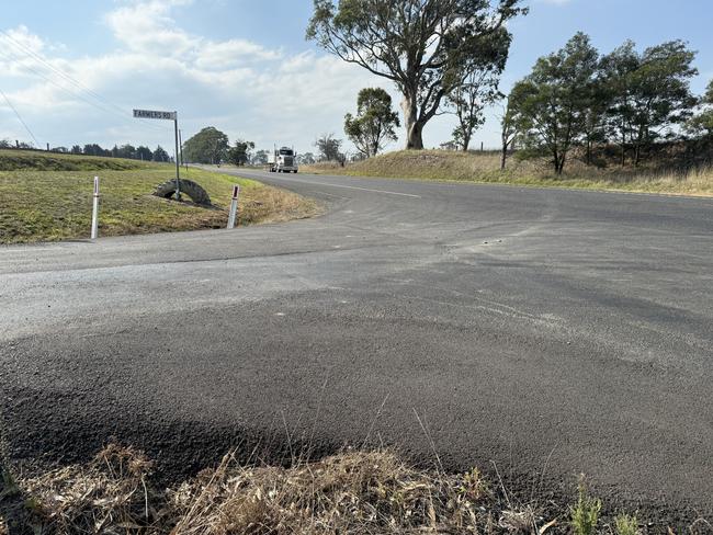 The fatal crash that claimed Mr Sutton's life occurred at the intersection of Traralgon-Maffra Rd and Farmers Rd in Glengarry. Picture: Jack Colantuono