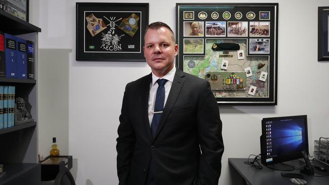 Howden Saggers Lawyers managing director Dave Garratt has claimed the former ex-SAS soldiers are being mistreated by the AFP. Picture Glenn Hampson