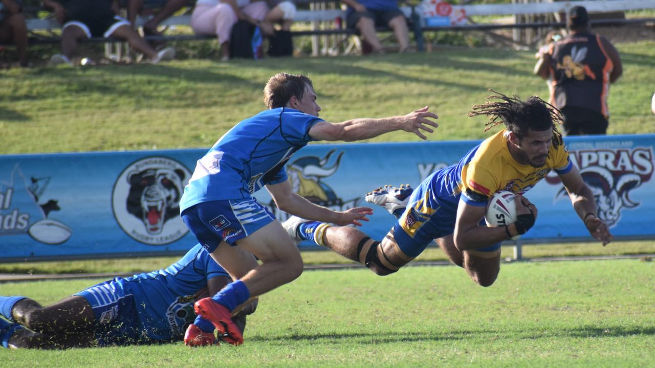 Yeppoon ran out 36-4 winners over Norths in Round 2 of the Rockhampton Rugby League A-grade men’s competition on Sunday. Photo: Pam McKay