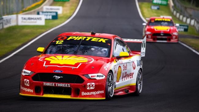 This year’s Mustang did not look like a road-going replica. Picture: Getty Images