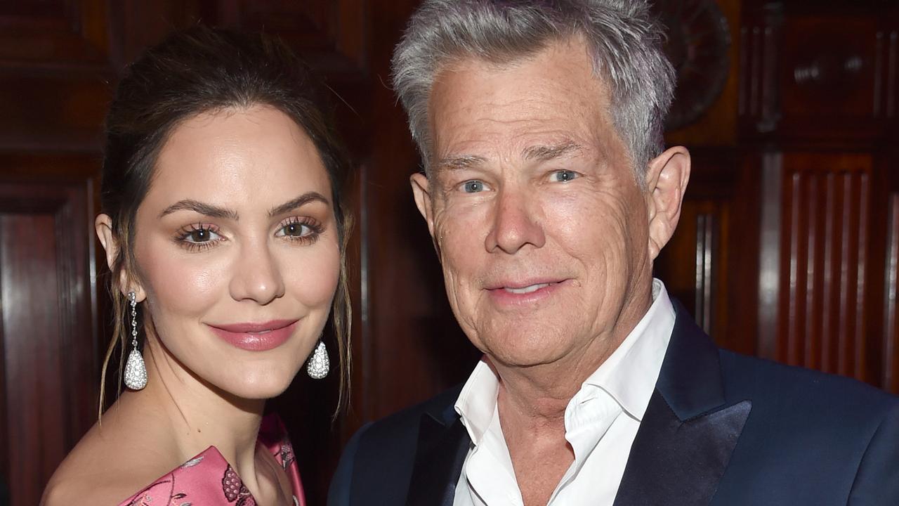 Katharine McPhee and husband David Foster. Picture: Getty