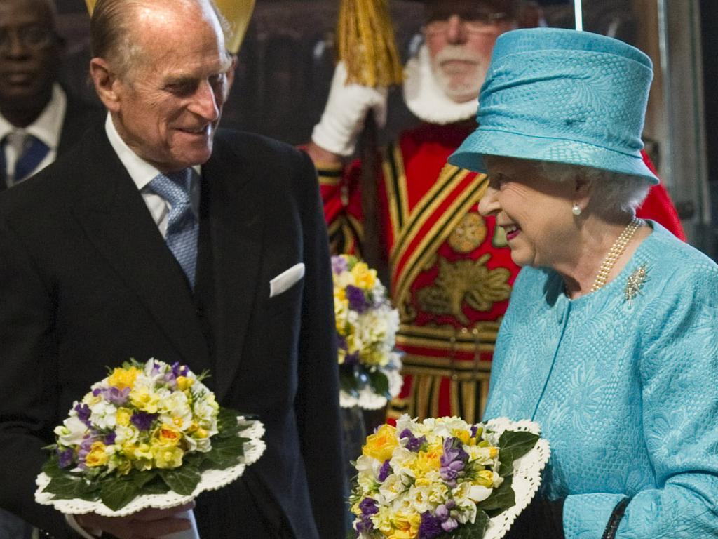 Britain's Queen Elizabeth II, with late husband Prince Philip.