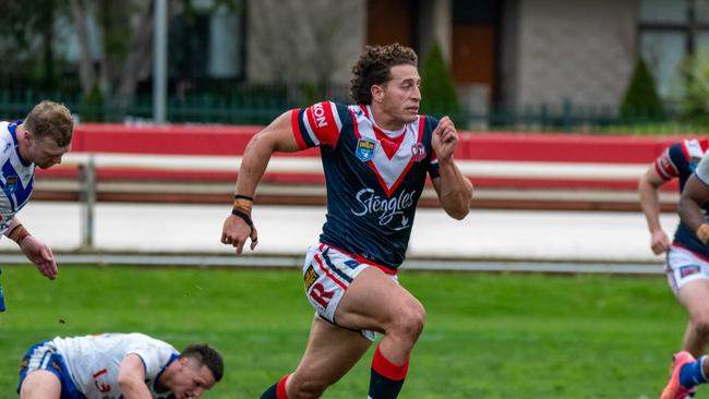 Mark Nawaqanitawase has looked more than comfortable in his three games for the Roosters in the NSW Cup. Picture: Thomas Lisson