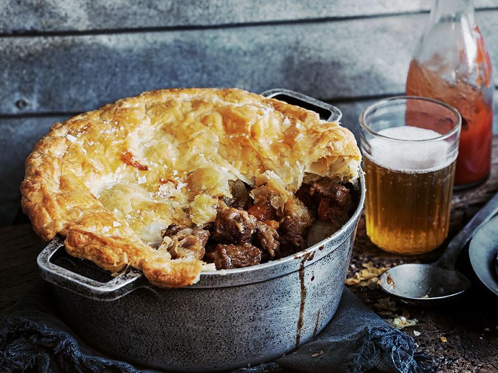 Beef and ale pie.