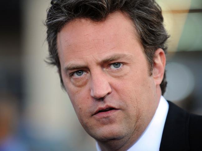 (FILES) Actor Matthew Perry arrives at the Los Angeles premiere of 17 Again at the Grauman's Chinese Theater in Hollywood, California, April 14, 2009. At least one person has been arrested in connection with the ketamine overdose death last year of "Friends" actor Perry, US media reported on August 15, 2024. NBC, citing law enforcement officials, said one arrest had been made, while TMZ said there had been "multiple" arrests including one doctor, as investigators probed how Perry obtained the drug. (Photo by Gabriel BOUYS / AFP)