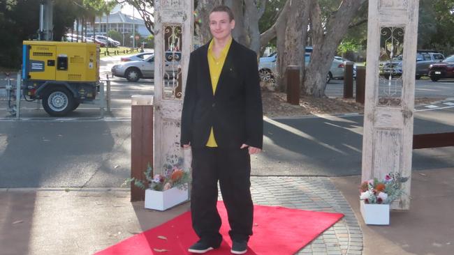 Ben Russell at the Hervey Bay State High School formal.