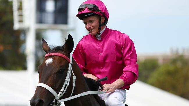 James McDonald after winning the Apollo Stakes on Fangirl.