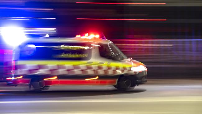 A man was rushed to hospital after being slashed with a machete in Casino on Monday night.