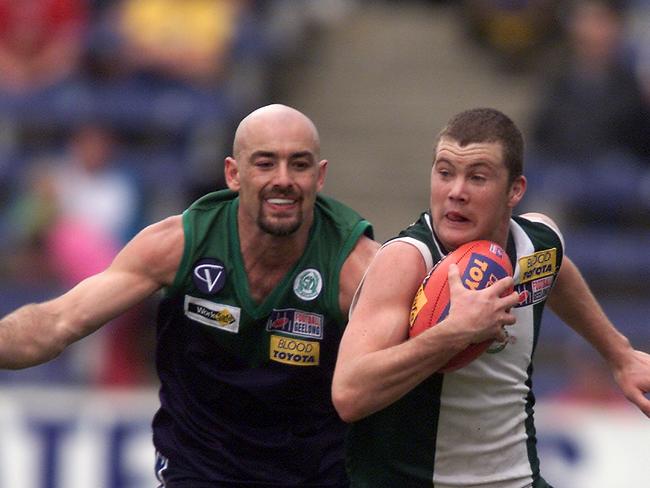 Ross Dillon (right) was named best-on-ground.