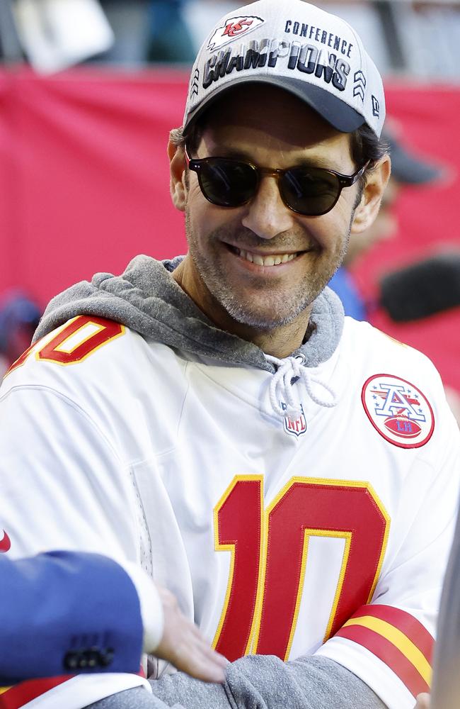 Paul Rudd radiating a youthful glow, as usual. Picture: Mike Coppola/Getty Images.