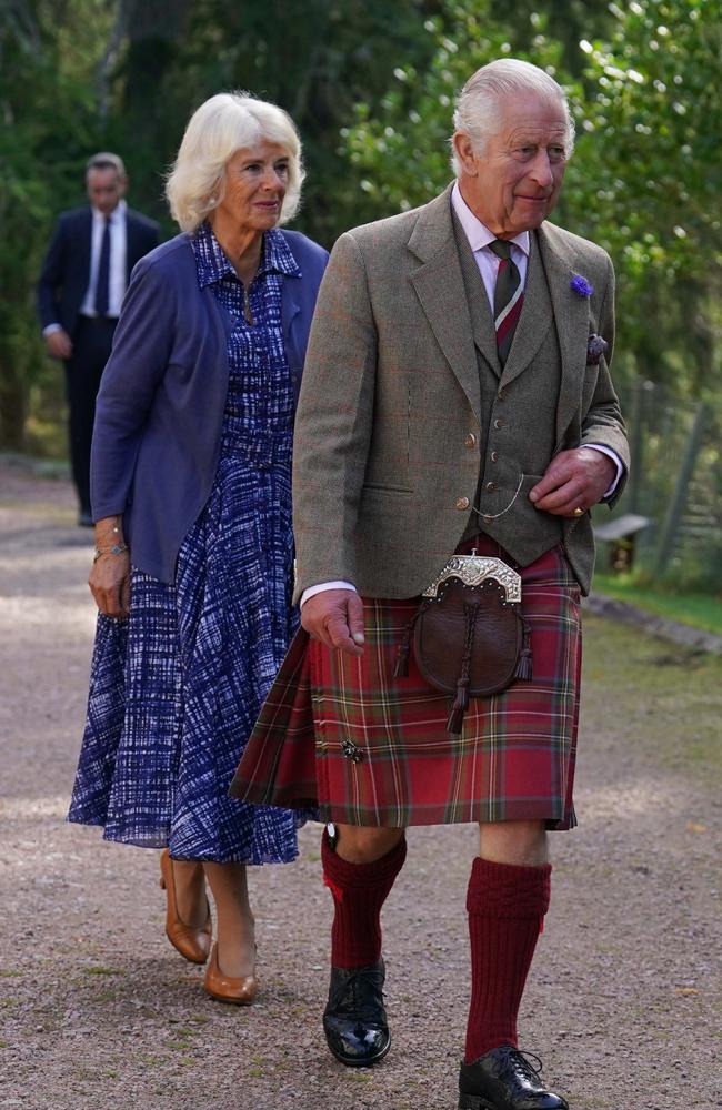 King Charles III and Queen Camilla have been taking time out in Scotland. Picture: Getty Images.