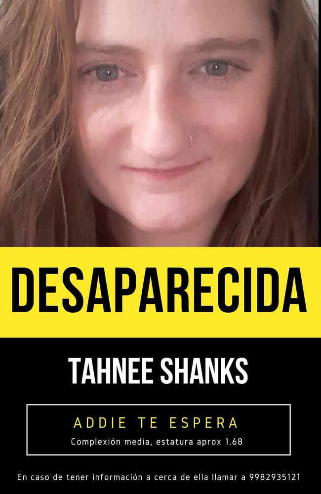 Whitsundays woman Tahnee Shanks has gone missing in Mexico. Her daughter Adelynn) was found alone at a church. Her parents remain missing. Picture: Facebook