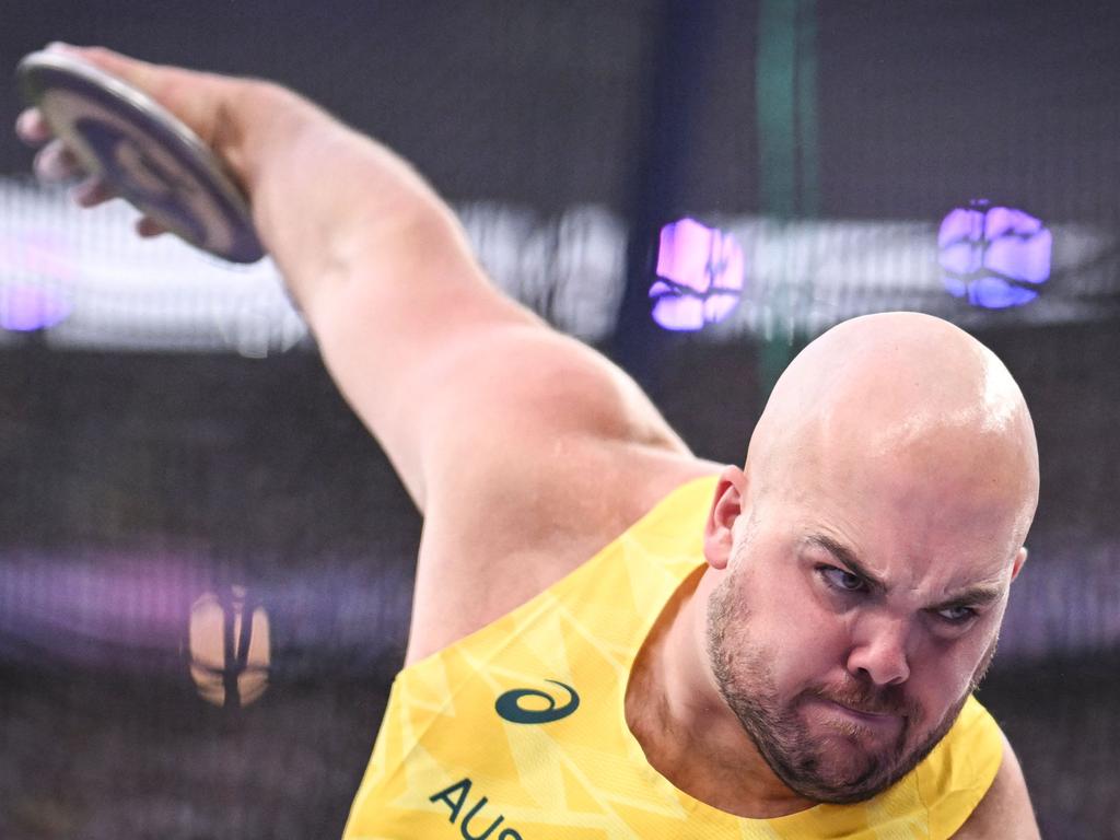 Australia's Matthew Denny competes in one of the original Olympic sports, played by the Ancient Greeks. Kirill Kudryavtsev/AFP