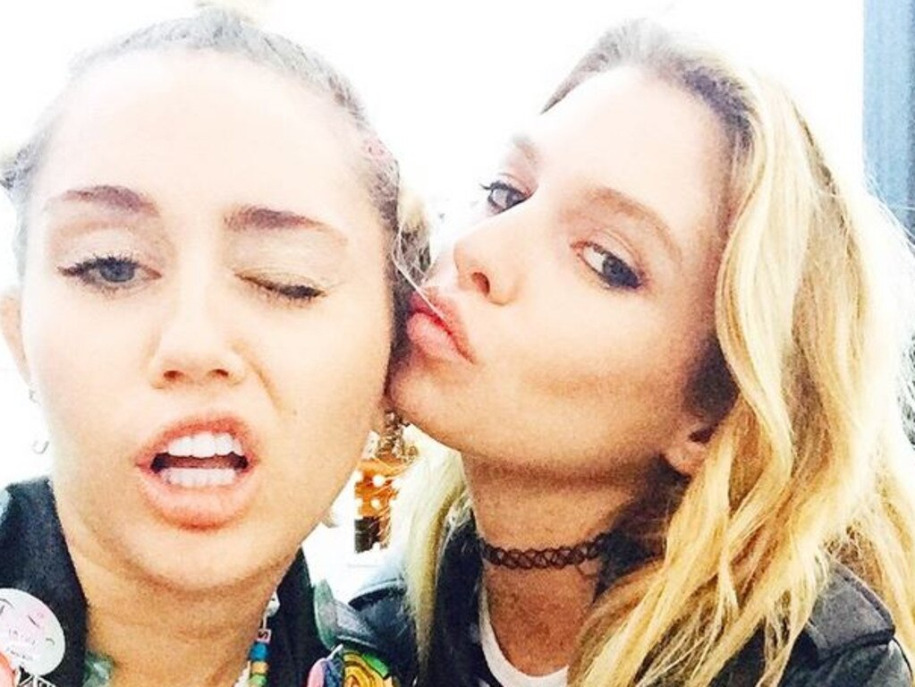 Miley Cyrus and Stella Maxwell Picture: Instagram