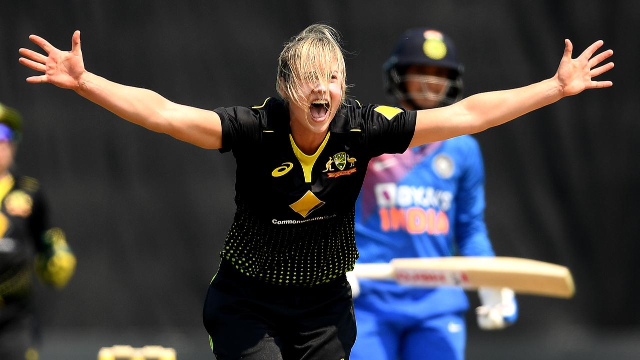 Ellyse Perry has taken out the 2020 Belinda Clark Award. Picture: Quinn Rooney