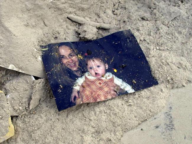 Photographs taken at the World Trade Centre Ground Zero by News Ltd photographer Nathan Edwards in September 2001. 9.11. Picture found in the dust