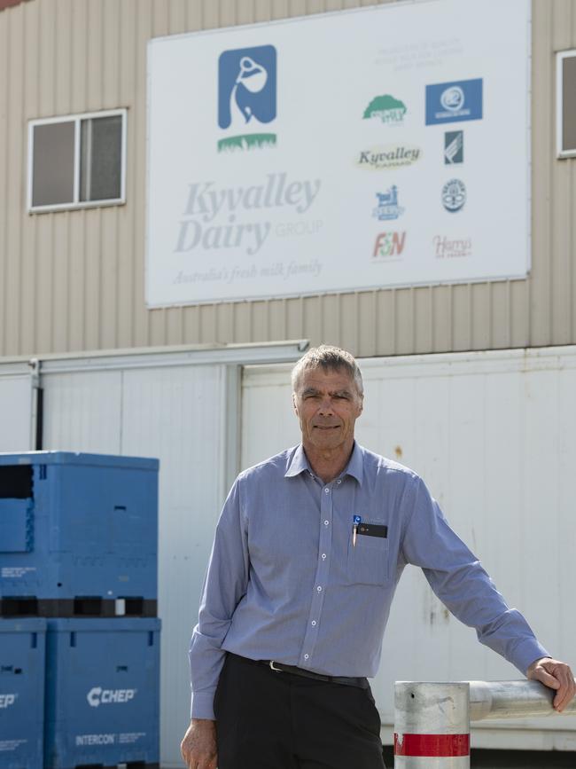 KyValley Dairy managing director Wayne Mulcahy. Picture: Zoe Phillips