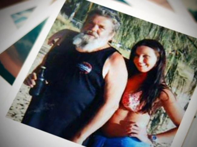 Schapelle Corby with her dad Michael. Picture: Channel 7