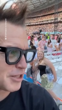 Blink-182 frontman trolls Swifties in Sydney