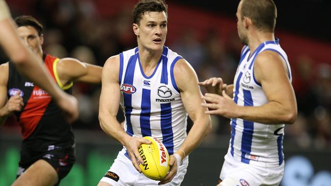 Scott Thompson in action for North Melbourne. Picture: Michael Klein