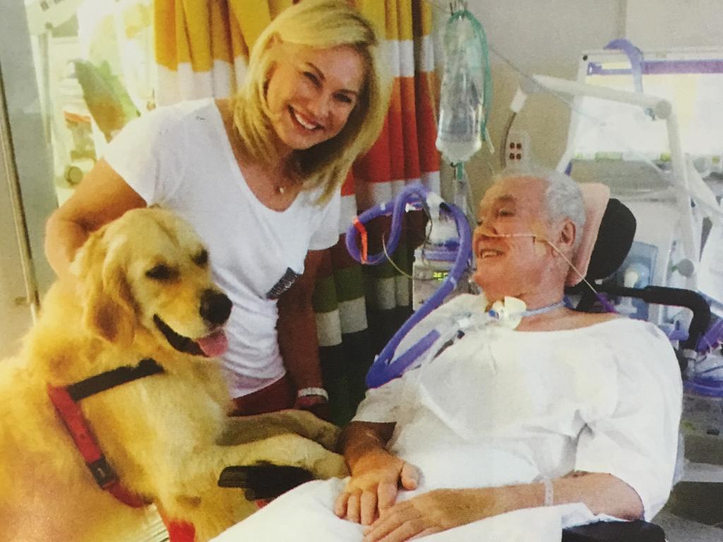 Kerri-Anne Kennerley, Digger and the late John Kennerley.