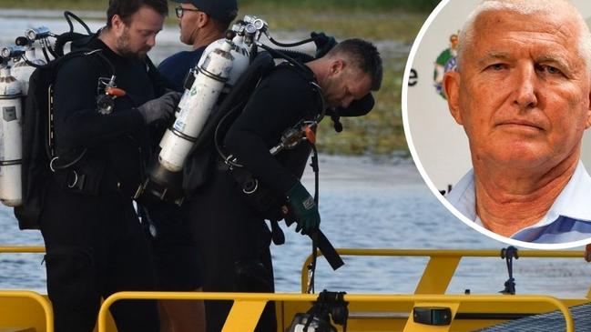 Police Inspector Ian Haughton said thick weeds and cloud cover had made the search difficult. Picture: Matthew Forrest, Heidi Petith