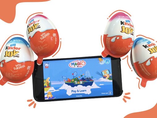 The Magic Kinder app,  from the chocolate firm Kinder, has drawn criticism. 