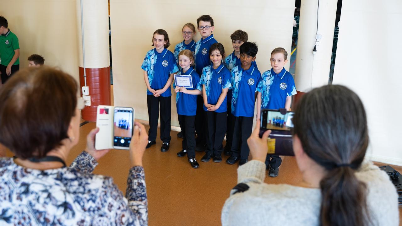 A young cohort of string players from Gympie Central State School took first place for the small instrumental ensemble strings. Adjudicator Alisa Jones commented on the "extremely musical" ability of the ensemble. August 1, 2023. Picture: Christine Schindler