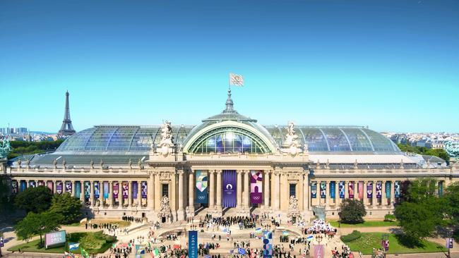 Artist impression of the Grand Palais during the Games.