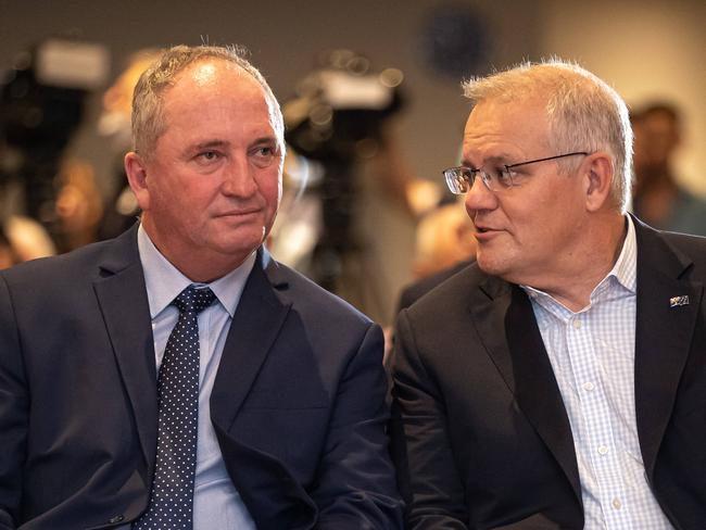 ELECTION TEAM 2022LIBERAL BUS TOUR 27/4/2022Prime Minister Scott Morrison with deputy prime minister Barnaby Joyce in the Seat of Capricornia Rockhampton, QLD both give a speeches. The Hon Michelle Landry MP has held CAPRICORNIA since 2013. ATTENDING:The Hon Scott Morrison MP, Prime MinisterThe Hon Barnaby Joyce MP, Deputy Prime Minister and Minister for Infrastructure, Transport and Regional DevelopmentThe Hon Michelle Landry MP, Assistant Minister for Children and Families; Assistant Minister for Regional TourismMr Phil Henry, President, Capricornia Chamber of CommerceProfessor Nick Klomp, Vice-Chancellor and President, CQ UniversityMr Grant Cassidy,  Managing Director, Cassidy Hospitality Group; Director, Gladstone Ports Corporation; Vice Chairman, Beef Australia