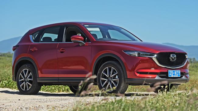 The Mazda CX-5 is sleek, but don’t be tempted to salary sacrifice for a new car. Picture: Zak Simmonds