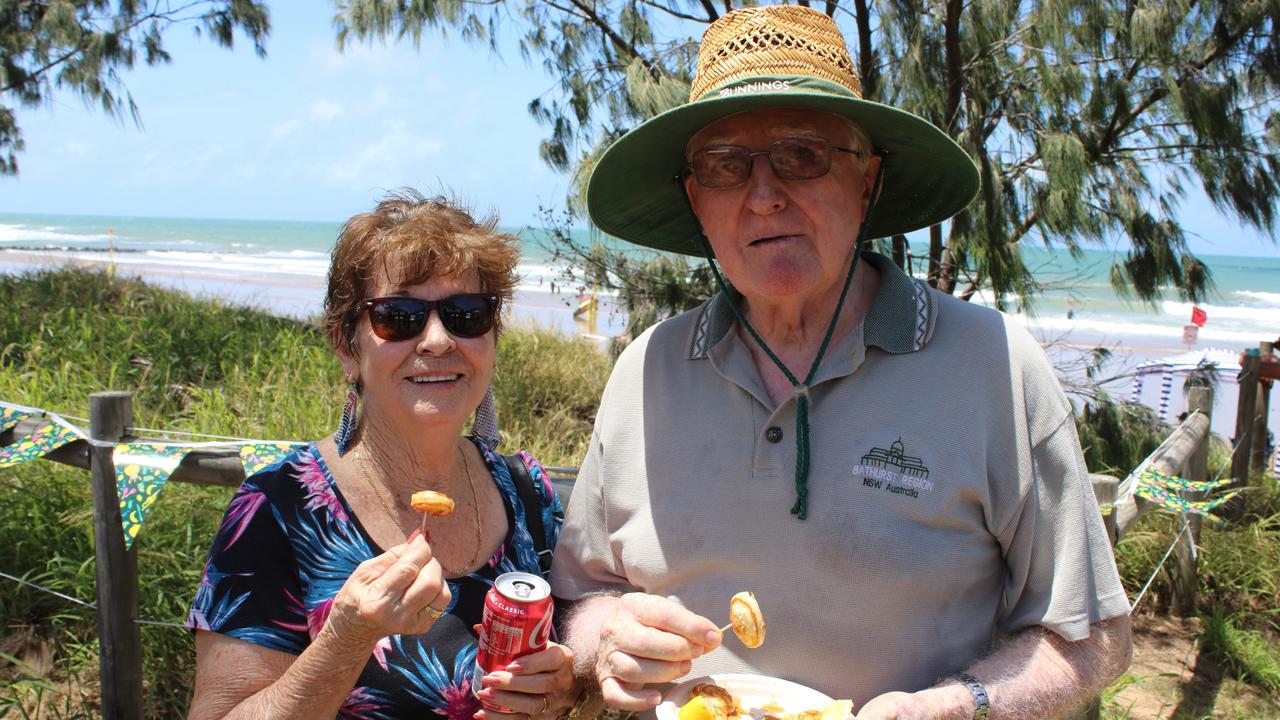 Mike and Marion Brady enjoyed the Bundaberg Great Australian Bites festival on Australia Day 2024.