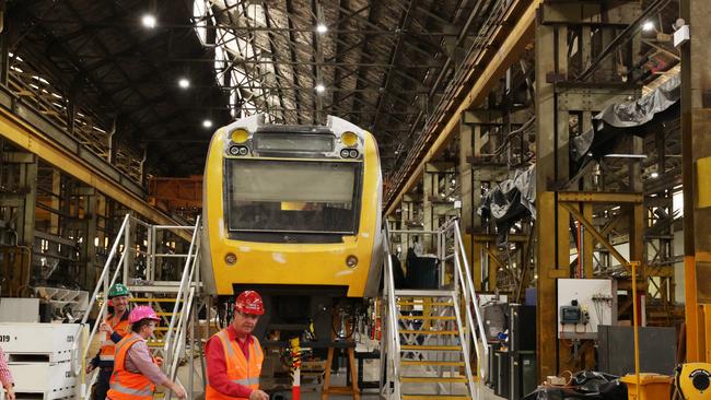 More than 100 rail jobs to go at Downer’s Maryborough site