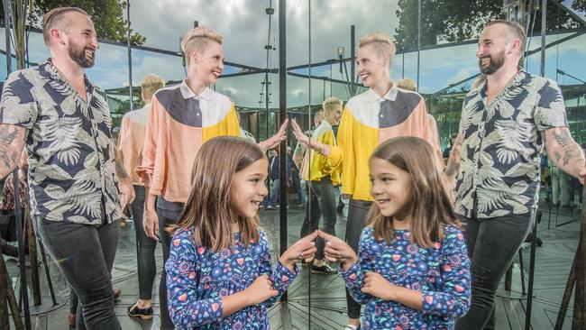 House of Mirrors mirror maze will take over the Arts Centre Melbourne’s forecourt. Picture: Jason Edwards.
