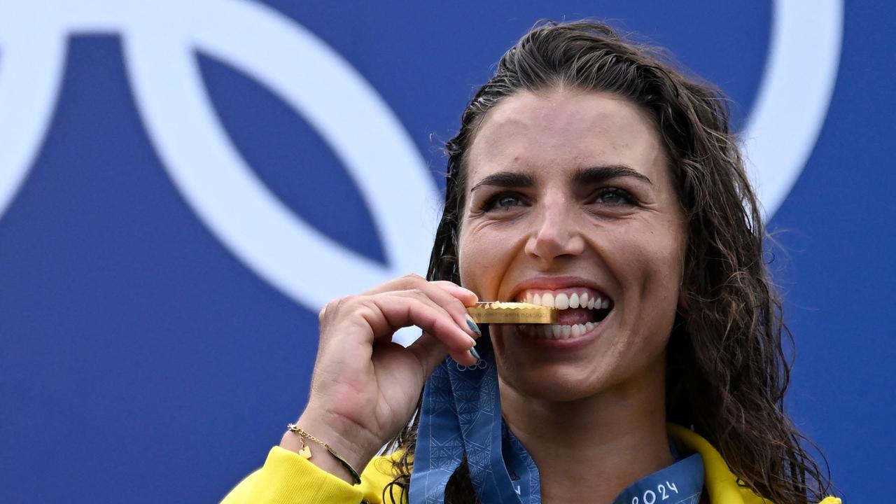 Jessica Fox won two gold medals in Paris. Picture: Olivier Morin/AFP