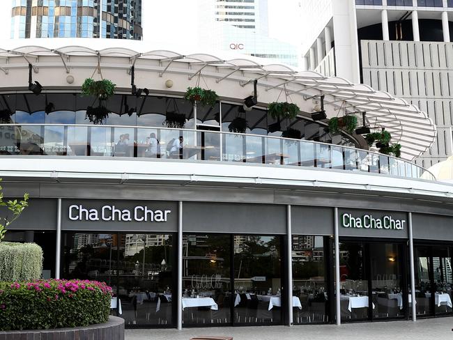 Exterior pictures of Cha Cha Char restaurant at Eagle Street Pier, Brisbane Tuesday 5th March 2019 Picture AAP/David Clark