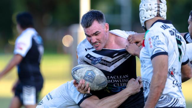 Luke Douglas in action for Lower. Picture: DC Sports Photography