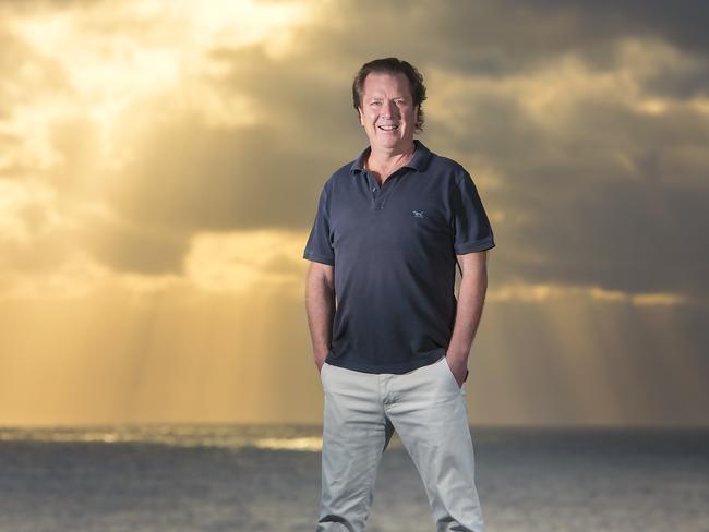 WENTWORTH COURIER/AAP. David Handley poses for a photograph at Tamarama on Wednesday, 9 October, 2019. David Handley AM, founded Sculpture by the Sea at Bondi in 1997. (AAP IMAGE / Troy Snook)