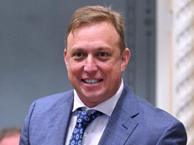 BRISBANE, AUSTRALIA - NewsWire Photos - FEBRUARY 15, 2024.Queensland Premier Steven Miles speaks during Question Time at Parliament House in Brisbane.  Picture: Dan Peled / NCA NewsWire