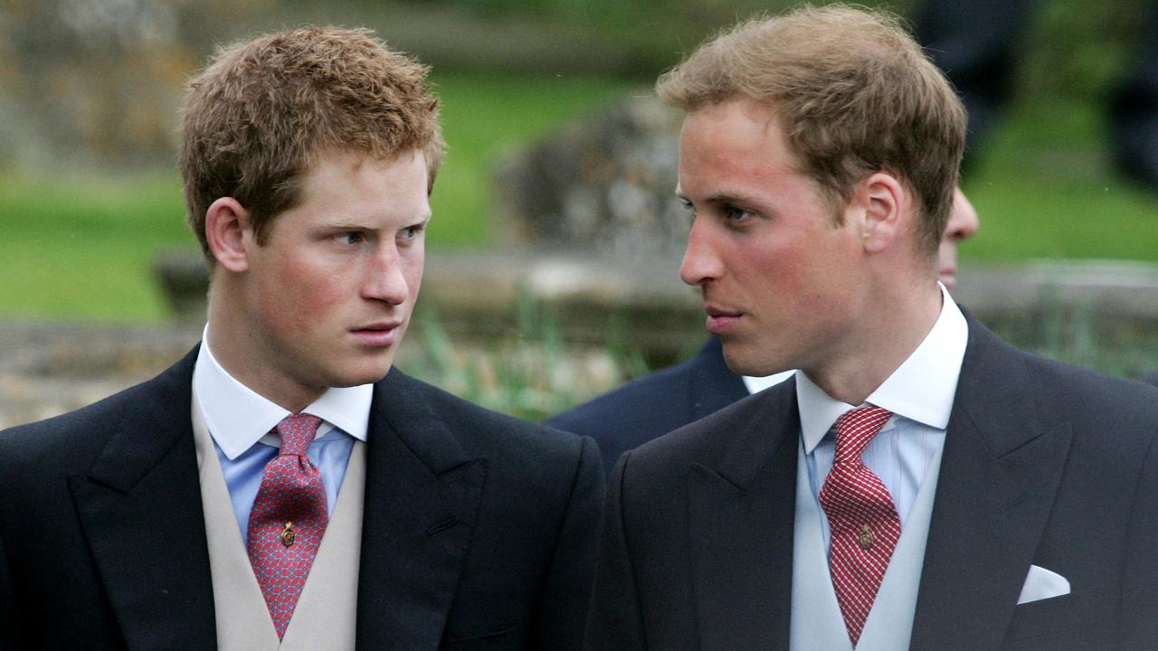 Once close, the princes have barely spoken in many months. Picture: AFP.