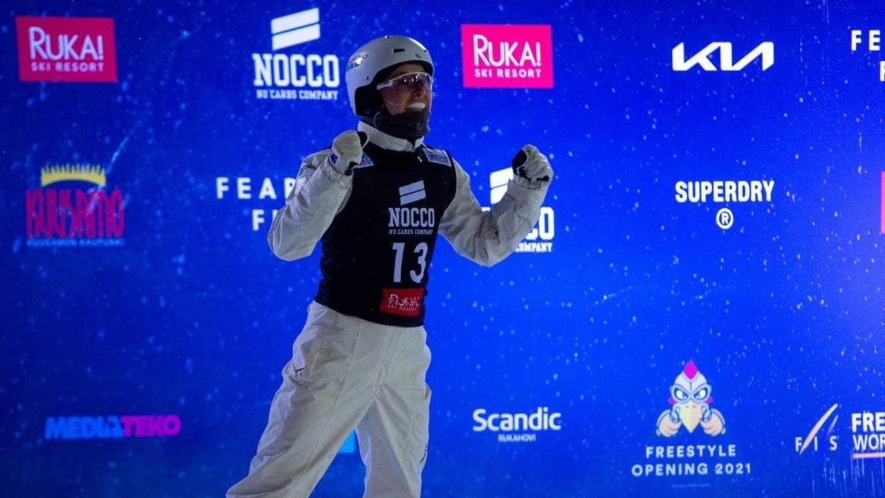 Danielle Scot competing ahead of the Winter Olympics. Pic: Supplied