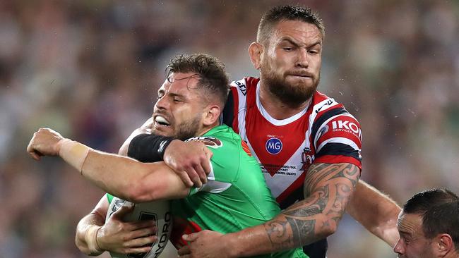 Waerea-Hargreaves was everywhere for the Roosters. Photo: Phil Hillyard