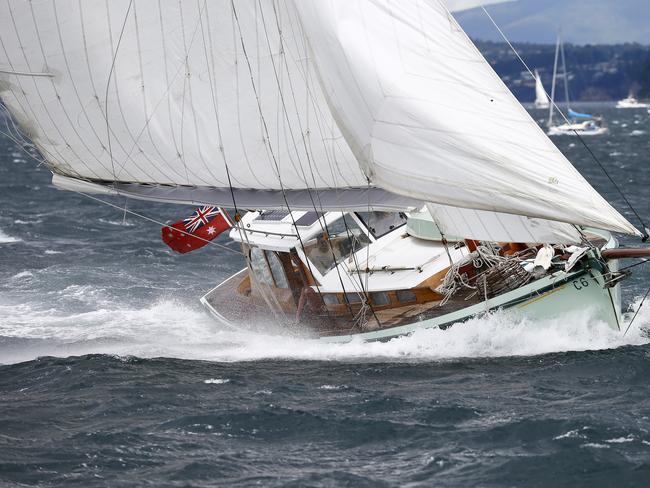 Australian Wooden Boat Festival - Parade of Sail pictured from the Young Endeavor PICTURE: MATT THOMPSON
