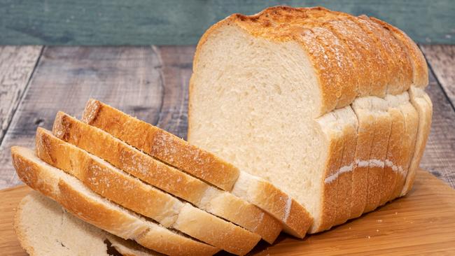 They found that white bread may increase the risk of bowel cancer. Picture: iStock