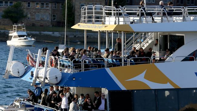 Councillors said commuters clearly favour getting the fast ferry over the Freshwater class ferries Picture: Toby Zerna